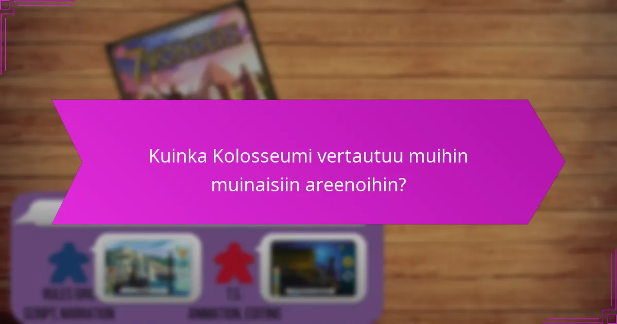 Kuinka sotastrategioita esiteltiin Kolosseumissa?