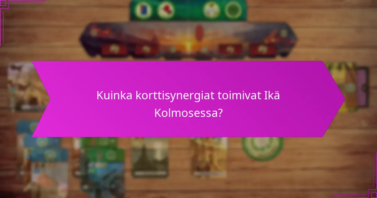 Kuinka lopullinen pistemäärä lasketaan Ikä Kolmosessa?
