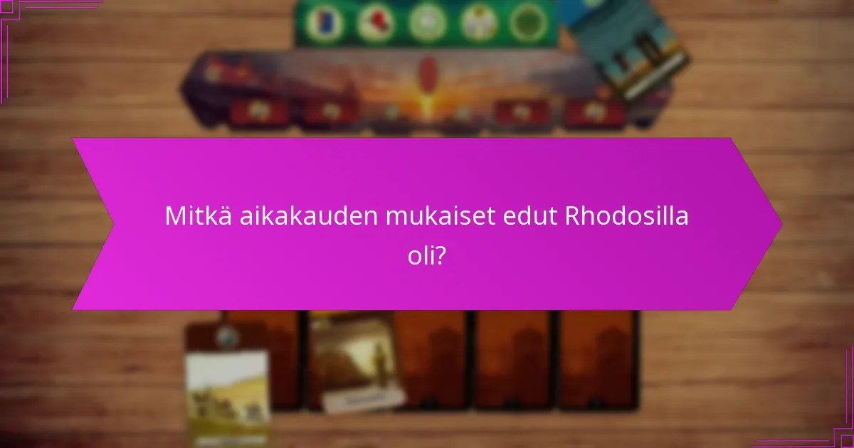 Mitkä ovat keskeiset opetukset Rhodosin meristrategioista?