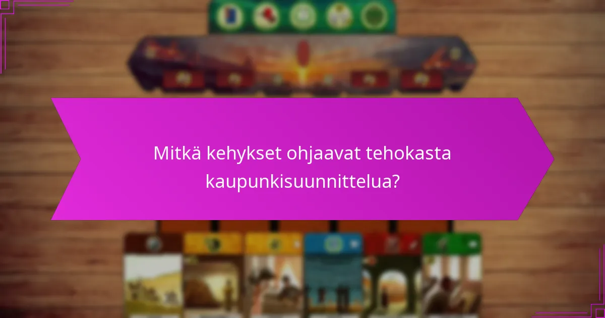 Mitkä ovat yleiset ansat kaupunkiyhdistelmien strategioissa?