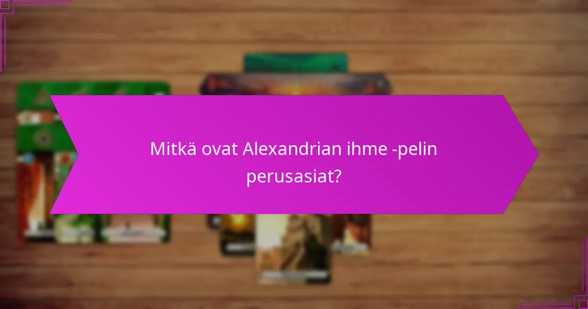 Kuinka resurssien jakaminen hallitaan Alexandrian ihmeessä?