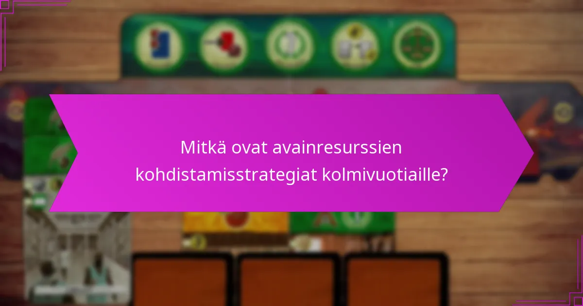 Mitkä ovat parhaat käytännöt resurssistrategioiden toteuttamisessa?