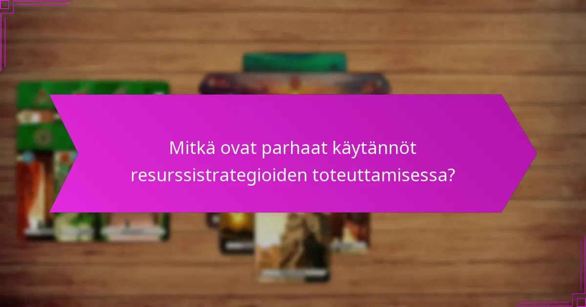 Kuinka eri resurssistrategiat vertautuvat tehokkuudessa?